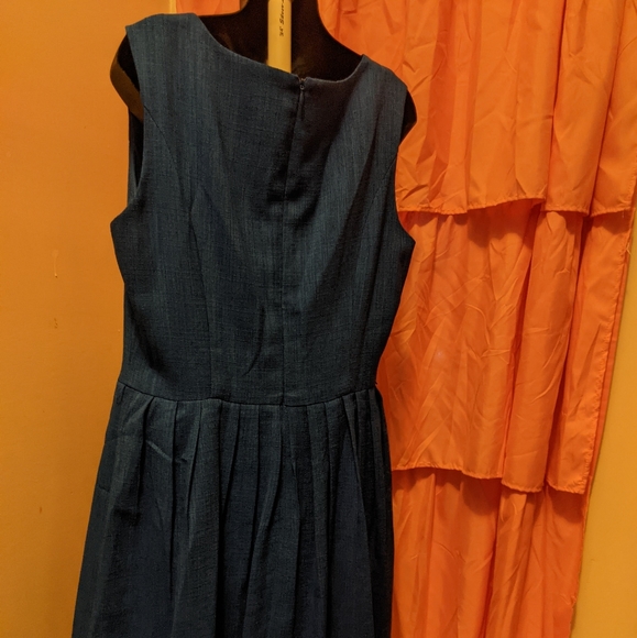 Ellen Tracy Dress Blue - Picture 2 of 5